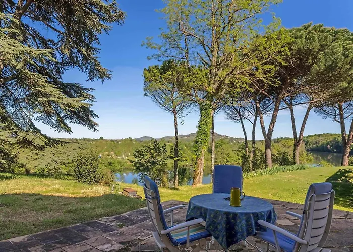 別荘 Les Rives Du Lot - Piscine Au Bord Du Fleuve